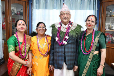 चाडपर्वको संवर्द्धन गर्न जरुरी छ : केपी ओली